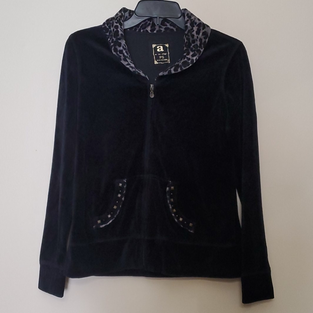 Velvety Embellished track suit